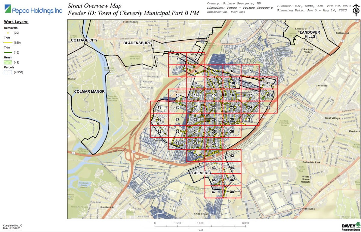 Pepco Street Overview Map