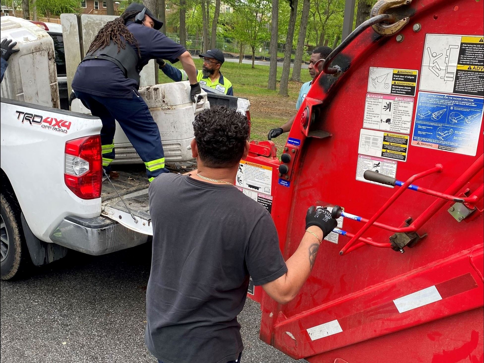 guys loading a truck
