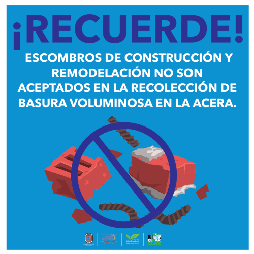 Bulk Trash Remember Graphic (Spanish)