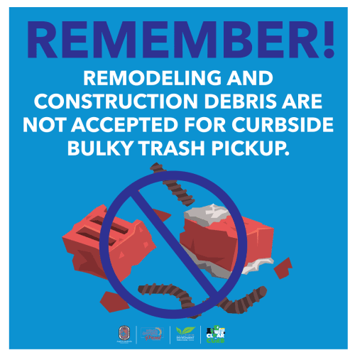 Bulk Trash Remember Graphic