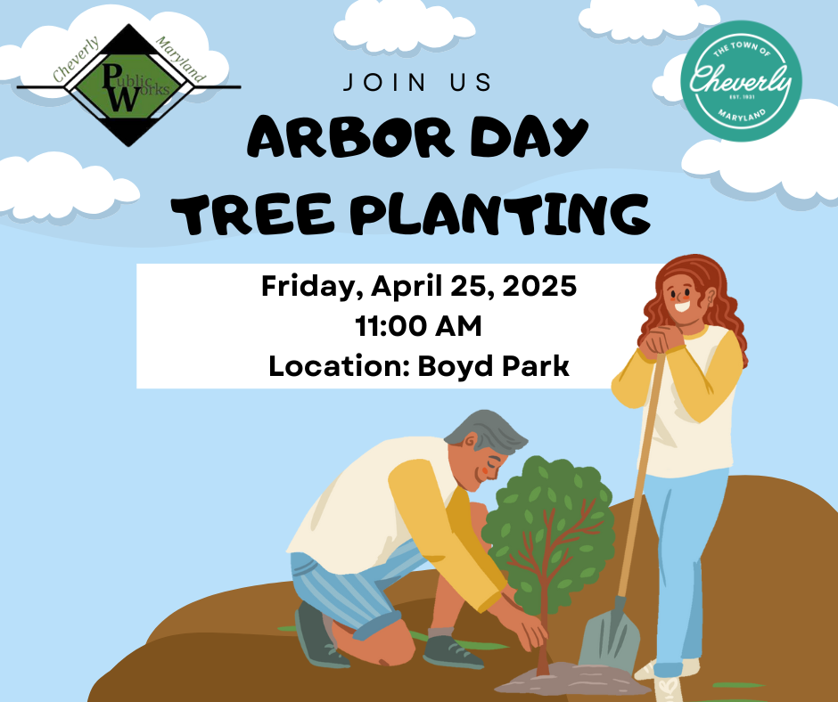 April 2025 Arbor Day Tree Planting Flyer